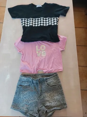 Lot vêtements fille taille 14 ans