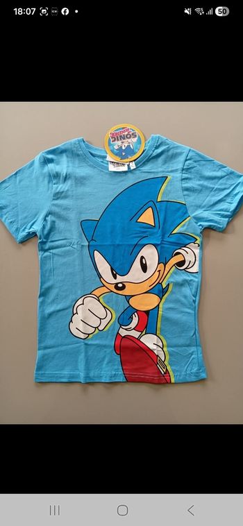 Tee shirt sonic