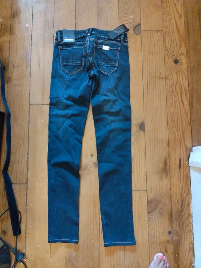 Jean skinny stretch denim Replay 25x 30 us bleu marine