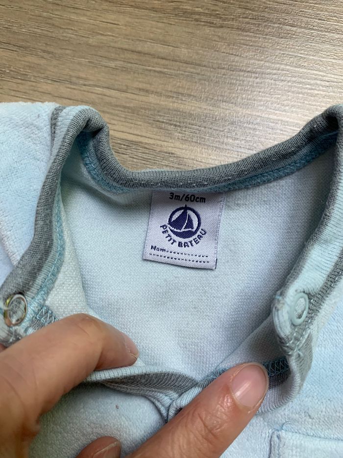 Combinaison ou pyjama petit bateau 3 mois - photo numéro 2