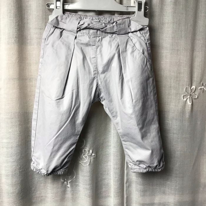 Pantalon doublé jolie ceinture 12 mois Obaibi - photo numéro 3
