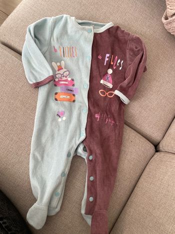 Pyjama velours 6 mois