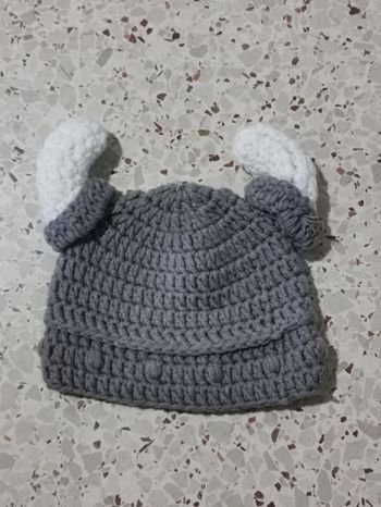 Bonnet viking au crochet