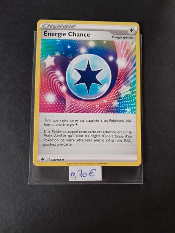 Carte Pokémon Energie Chance 158/198
