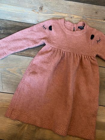 Robe chaude rose Kiabi 12 mois