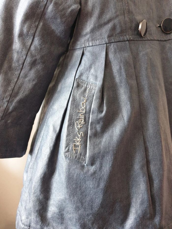 Imperméable bleu jean IKKS 3 ans - photo numéro 7