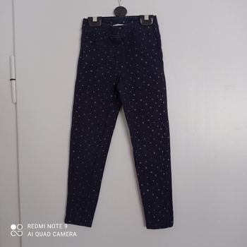 Legging marine à pois 6ans