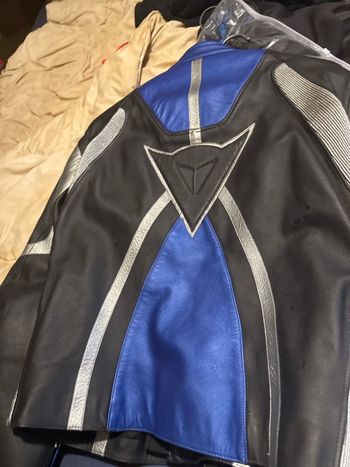 Blouson moto cuir deinesse