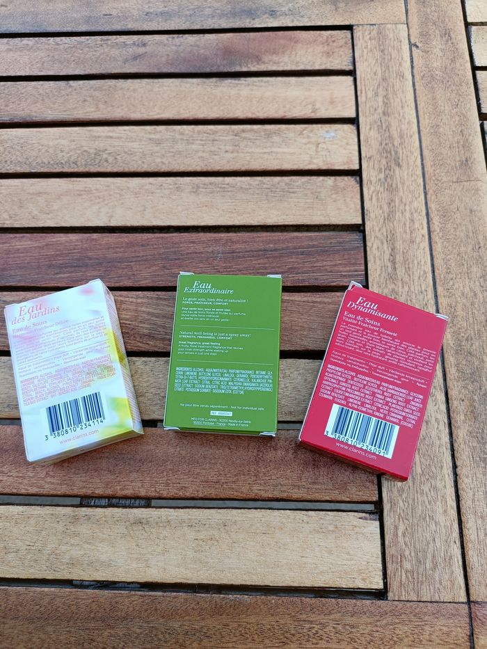 LOT DE 3 MINIATURES CLARINS DE 30ML - photo numéro 2