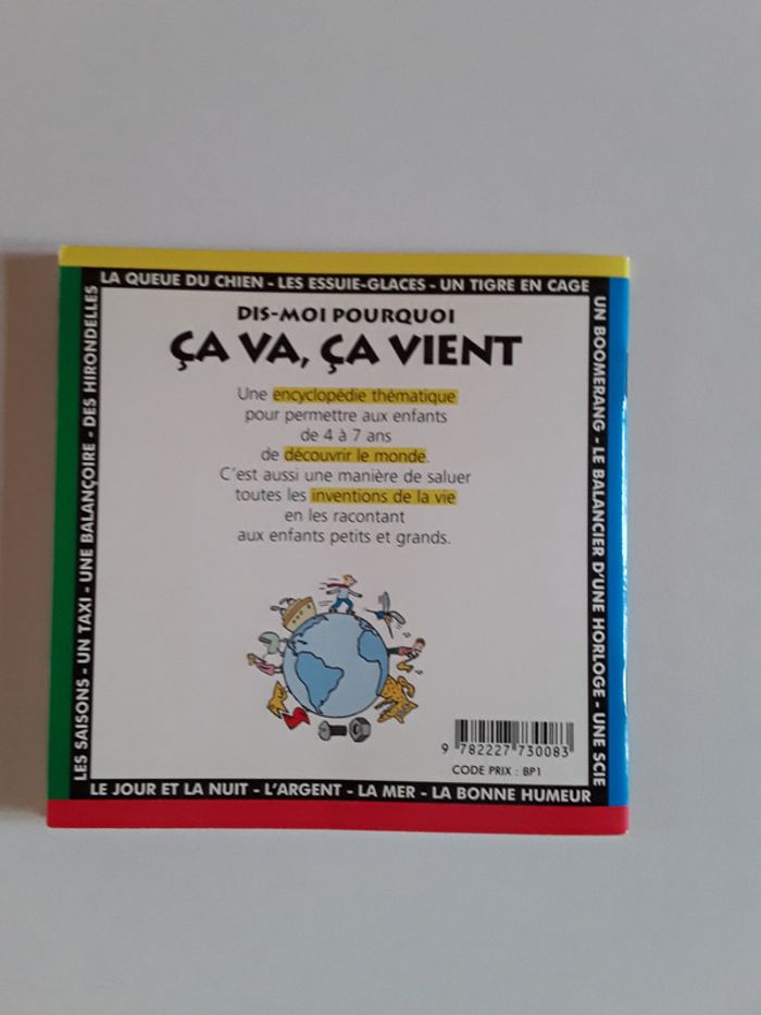 Livre l'encyclopedie pomme d'api - Dis moi pourquoi ça va ça vient - photo numéro 2