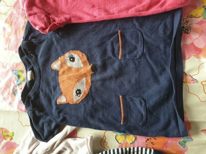 Lot de 2 robe hivers + 1 bodys hivers +gilet offert - photo numéro 3