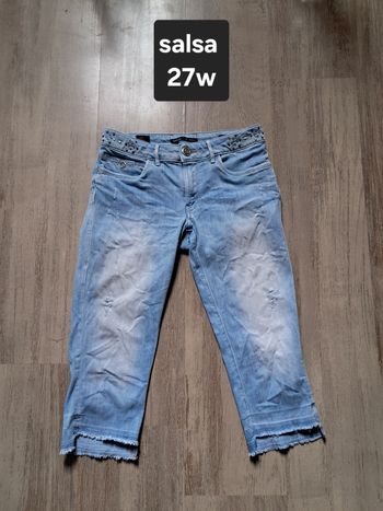 Pantacourt jeans salsa taille 27w