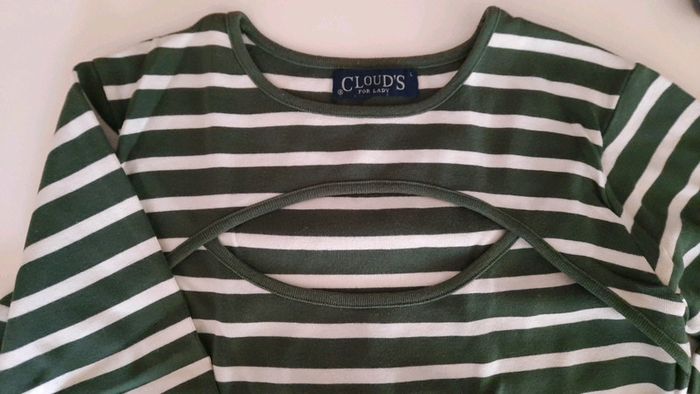 Sweat-shirt à rayures - photo numéro 2