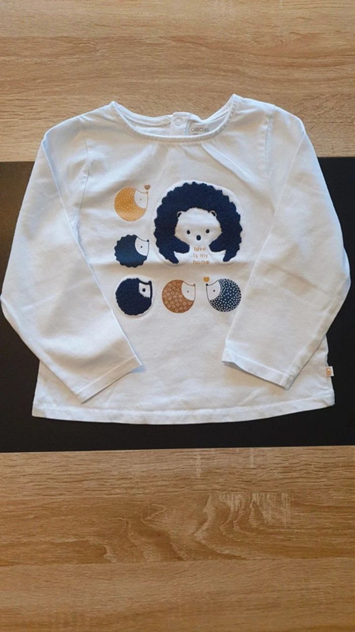 Ensemble tee-shirt, short et gilet 23 mois - photo numéro 2