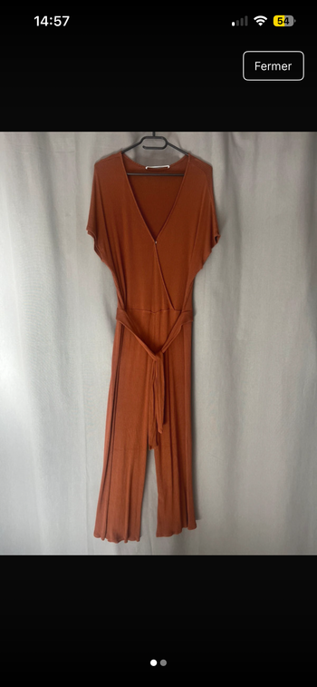 Combinaison marron mango