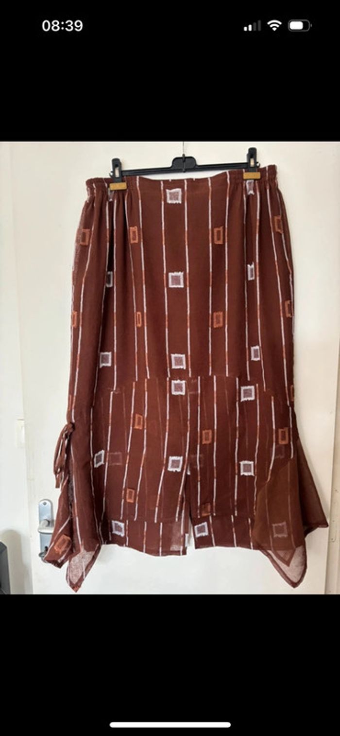 Superbe ensemble marron original neuf Alexo taille 46/48 - photo numéro 8