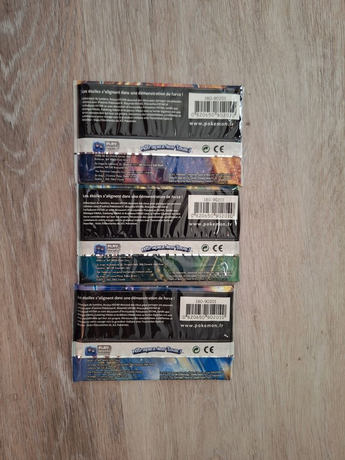 Lot de 3 boosters pokemon 🔥 - photo numéro 2