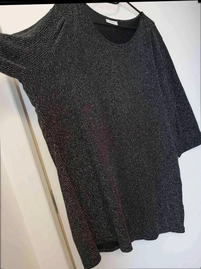 Robe/tunique  fibre métallic  taille 50  52 - photo numéro 5