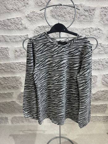 Tee shirt fille zèbre 8 ans hiver