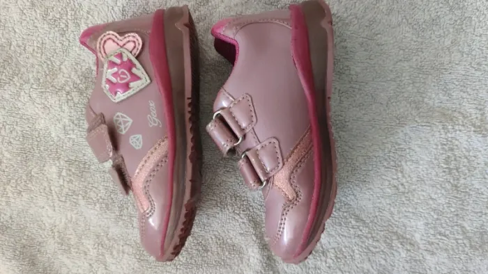 Chaussures Geox fille 23 lumières rose - photo numéro 9