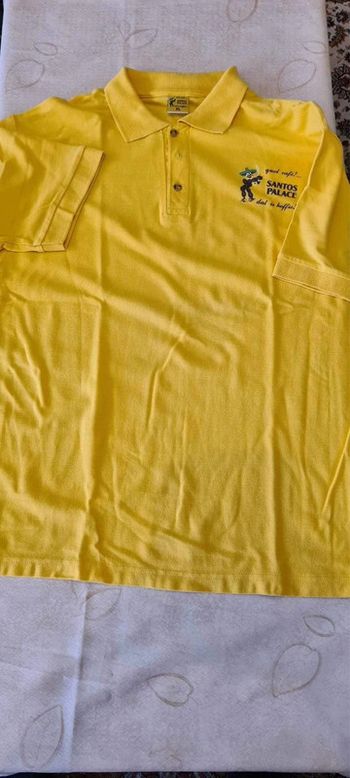 Polo homme jaune Santos palace taille extra large