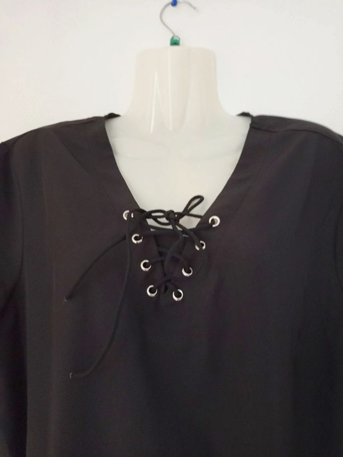 Blouse manches courtes à poches femme - photo numéro 3