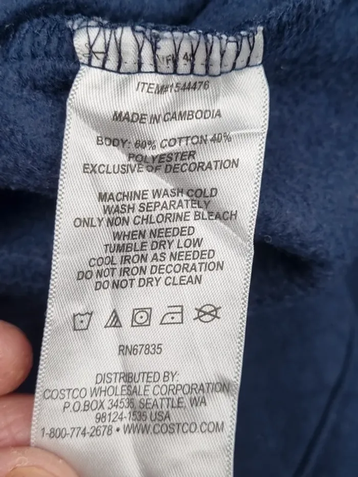 Sweat à capuche Nautica bleu marine – Taille L Femme - photo numéro 6
