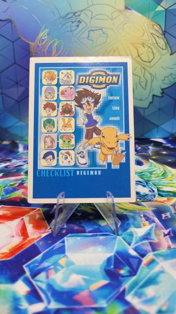 Carte Digimon Checklist Édition Série TV