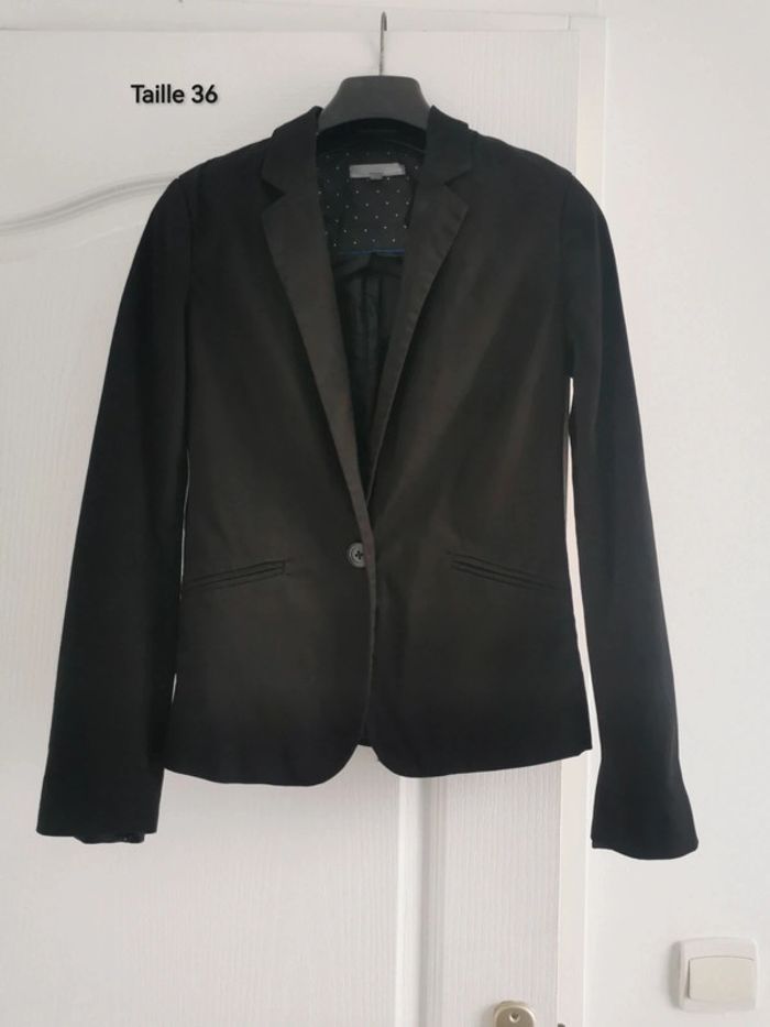 Veste blazer noire