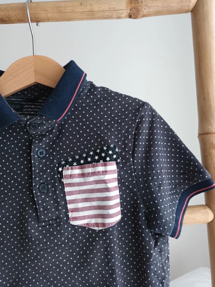 Polo gris Ikks 6 ans - photo numéro 4