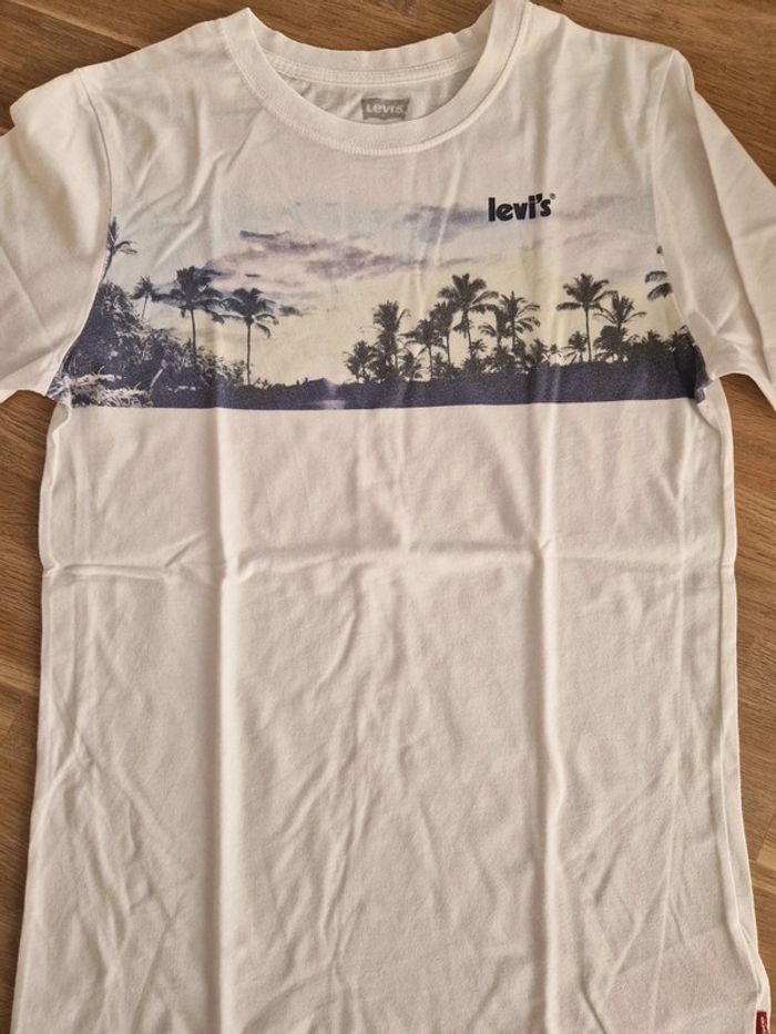 Tee-shirt MC Levi's 16ans blanc - photo numéro 3