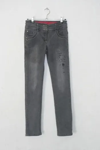 Jeans gris Bilook de chez Kiabi taille 14 ans