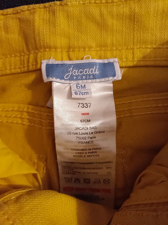 Pantalon 6 mois Jacadi - photo numéro 3