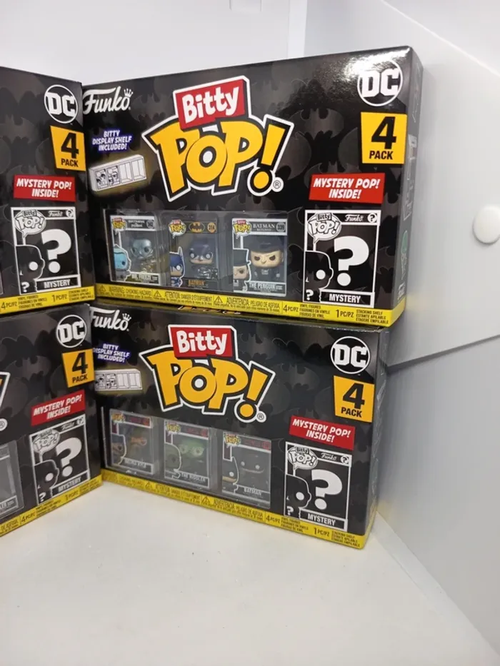 Lot de 4 Boite - Collection Complète Funko Bitty Pop - DC Comics - photo numéro 3