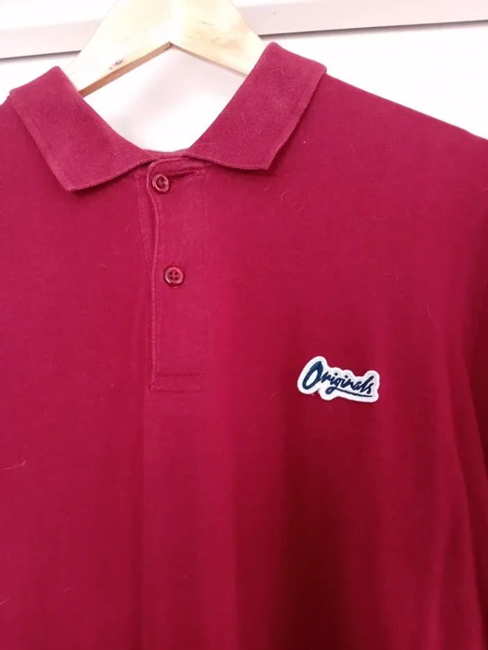 Polo Original taille M bordeaux - photo numéro 2