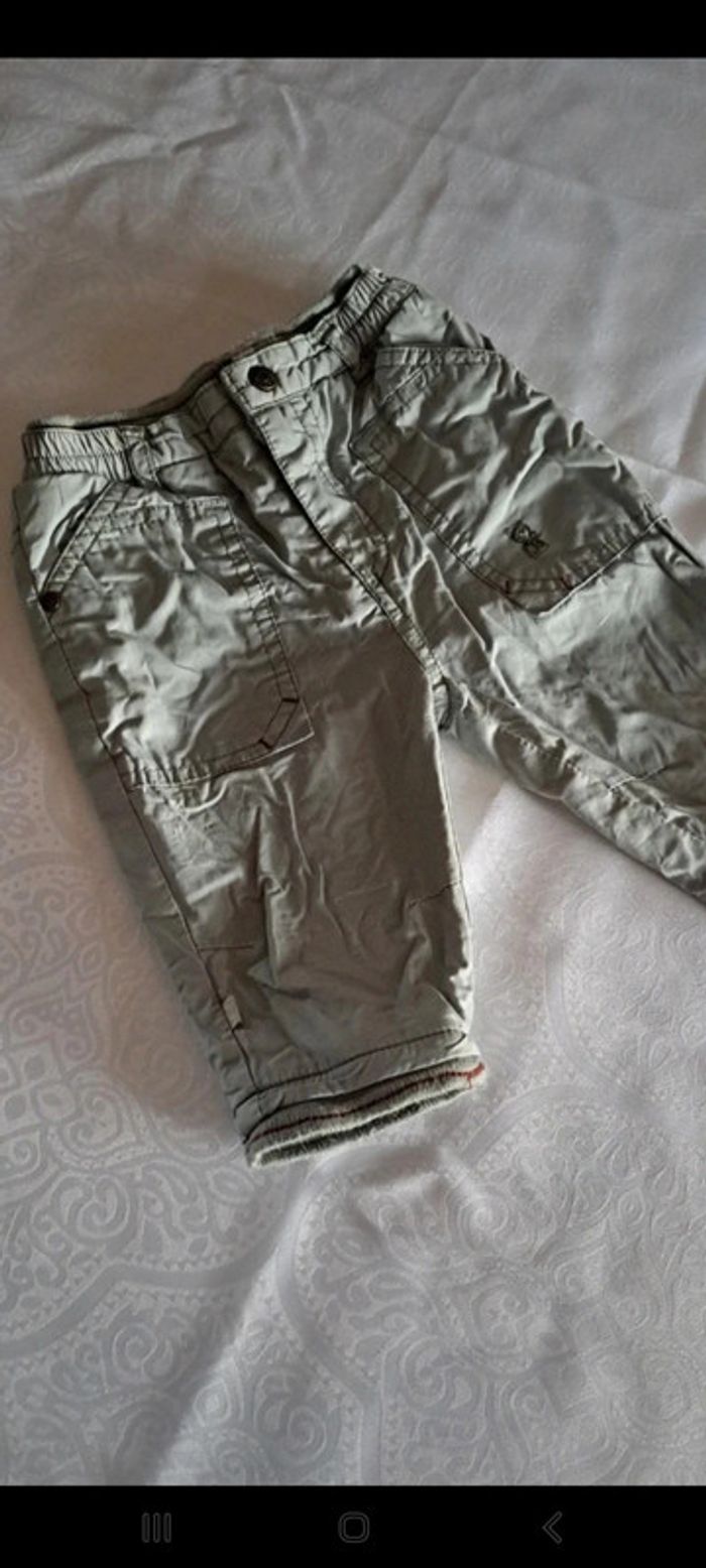 Pantalon gris 6 mois 100%coton