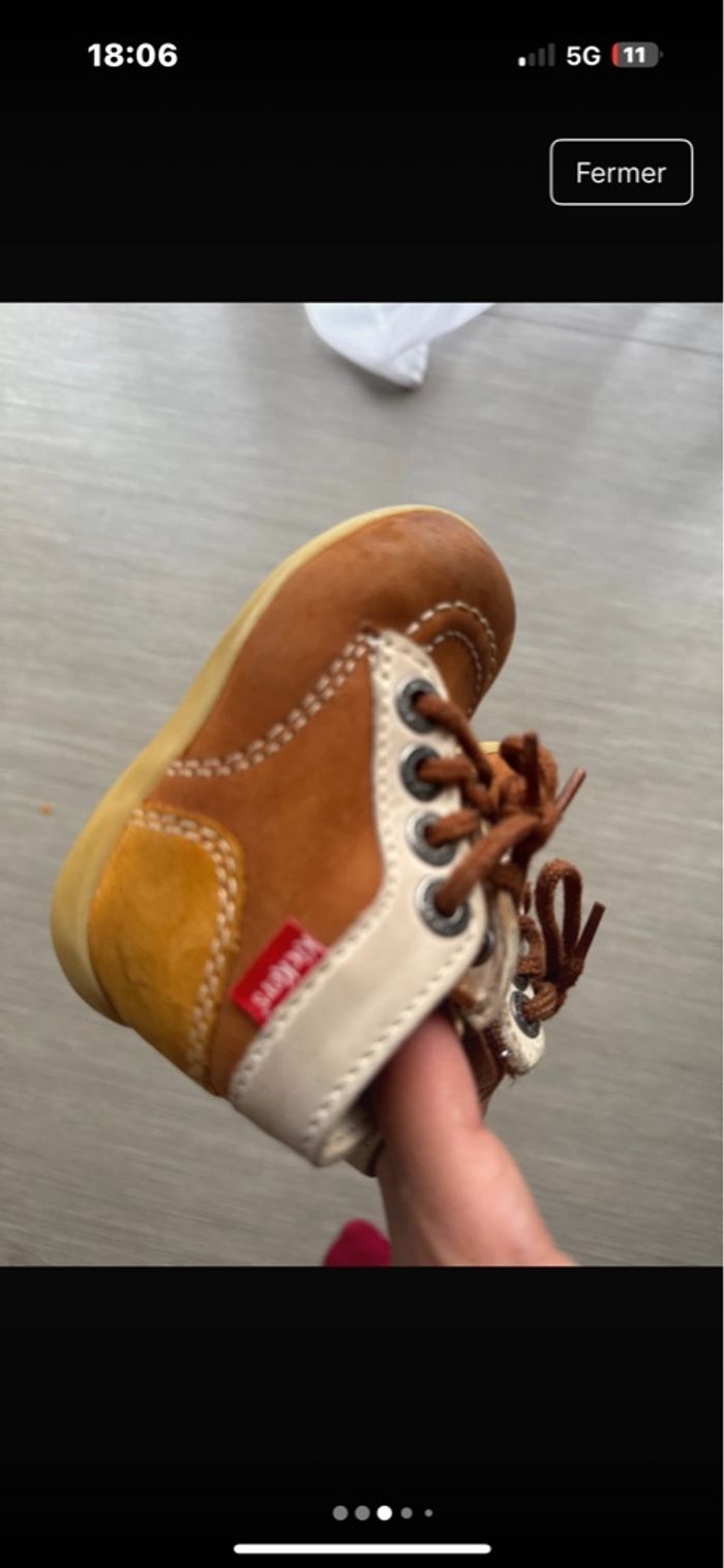 Kickers bébé garçon taille 19