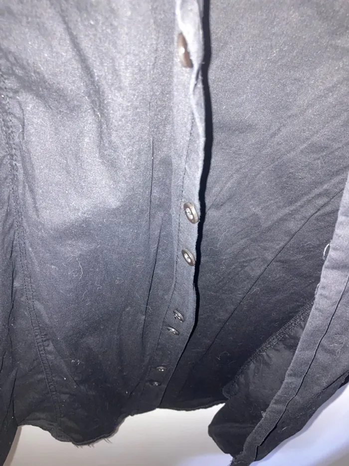 Chemise noir manche courte - photo numéro 3