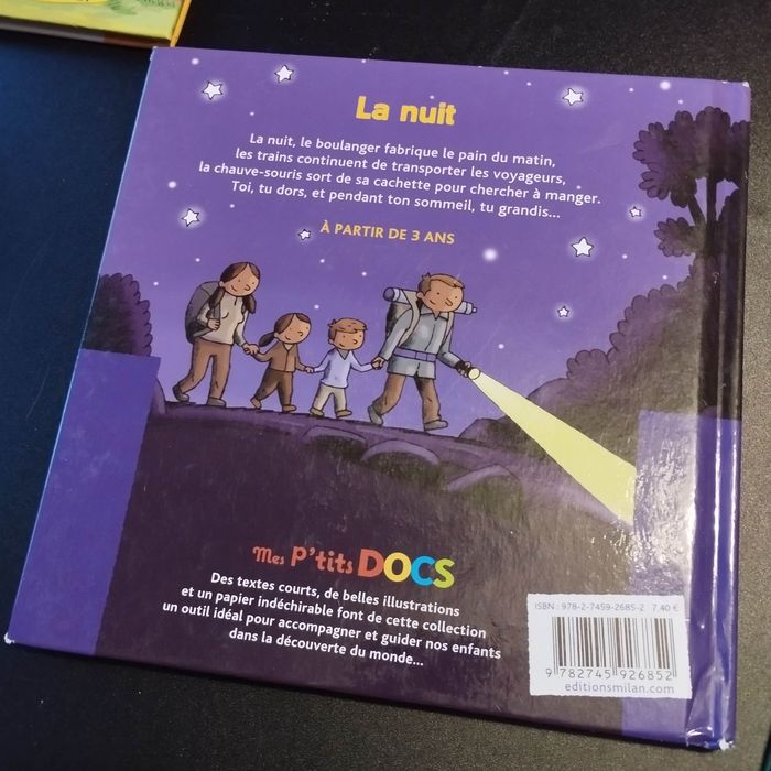Livre enfant mes p'tits docs la nuit 🌃 - photo numéro 2