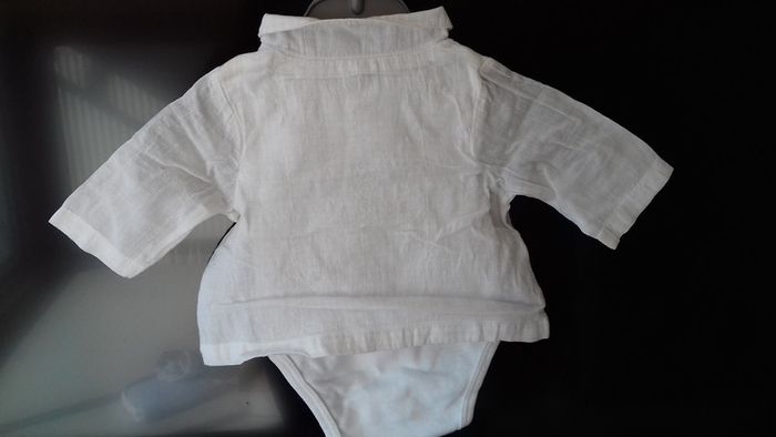 Body chemise manches longues garcon tout en un état neuf - photo numéro 2