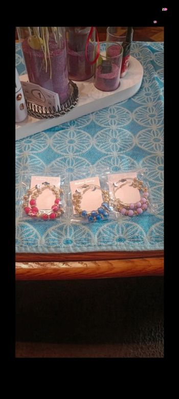 boucles d'oreilles ronde