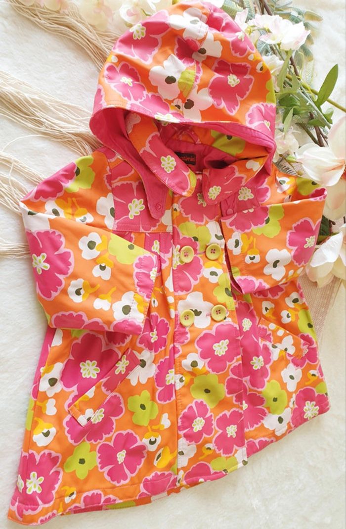 Ciré Imper Parka Trench Catimini Taille 12 mois
