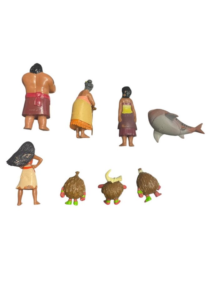 Lot de 8 figurines Disney Vaiana - photo numéro 2