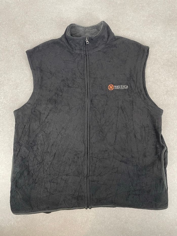 Veste polaire sans manches nautica gris noir taille XL polyester