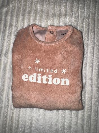 Pyjama type velour - Mixte/fille/garcon - Kiabi - 6 mois - Excellent état