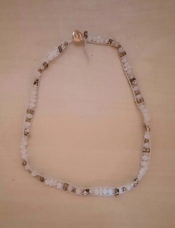 Headband blanc et doré