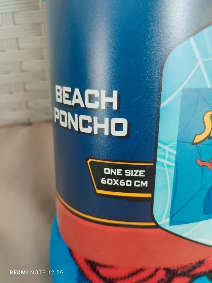 Poncho de bain Spiderman 100% Coton - photo numéro 2