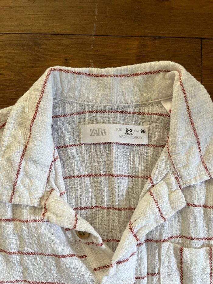 Chemise légère Zara taille 2/3 ans - photo numéro 2