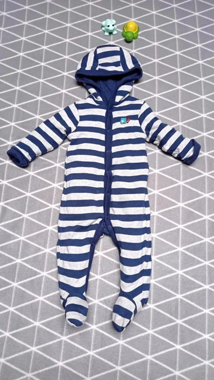 🦁Combinaison hiver, Blue Zoo, taille 6-9 mois 74cm