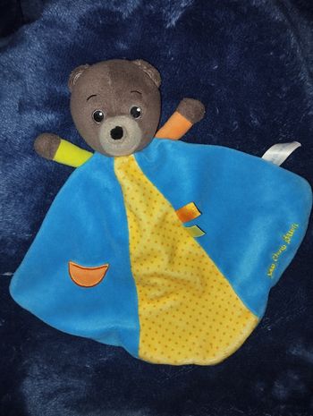 Doudou petit ours brun jemini